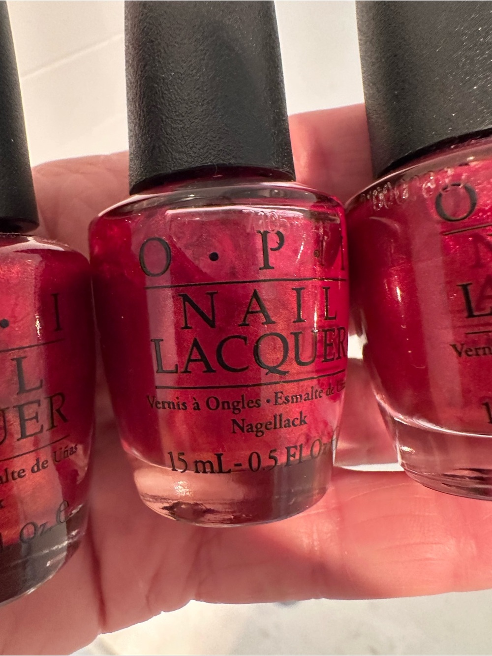 OPI Red Nail Lacquer Trio -
Three bottles one price - Picture 3 of 9